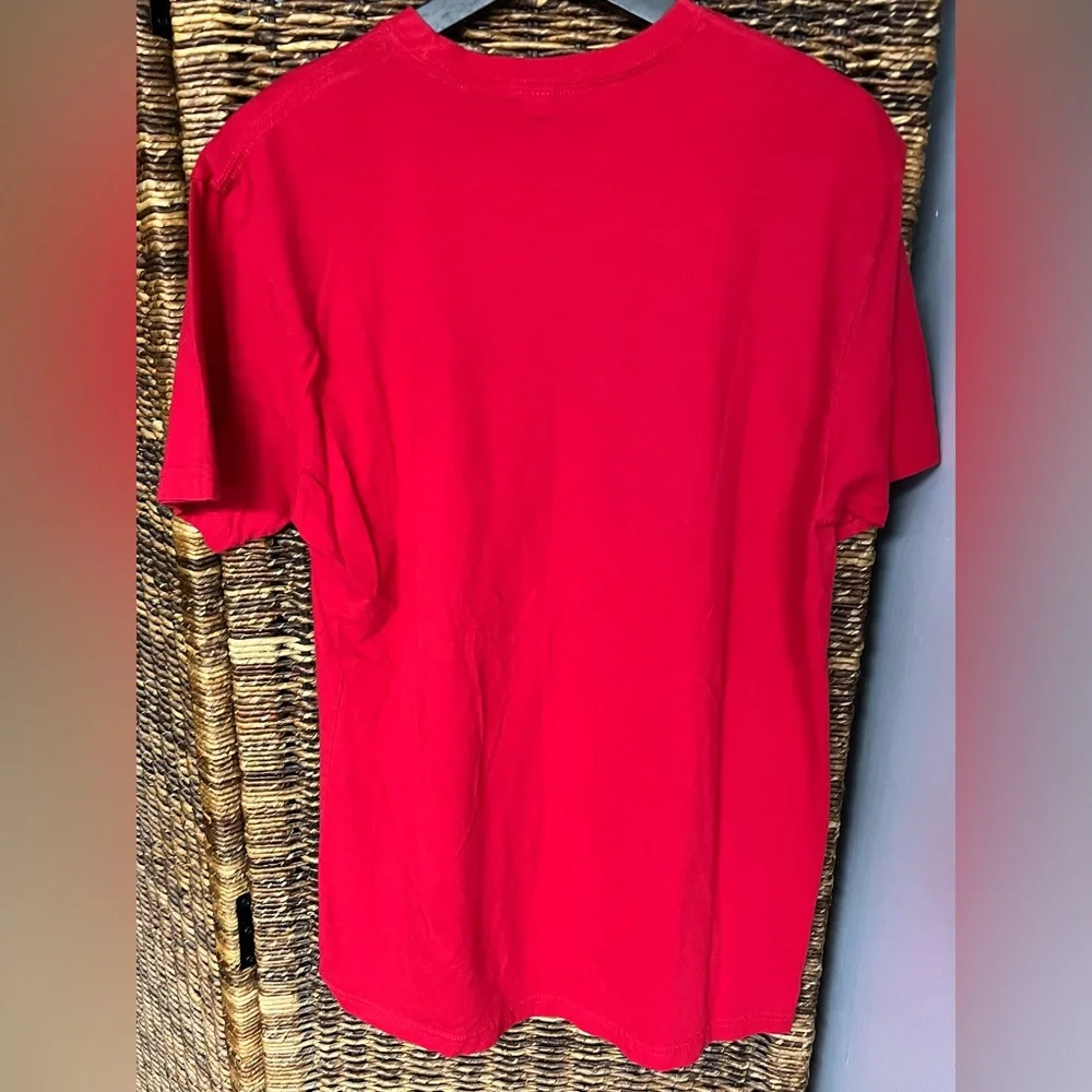 Potosi Brewing Co- Shirt, Red w/Screen print, Estimated size:‎ Medium